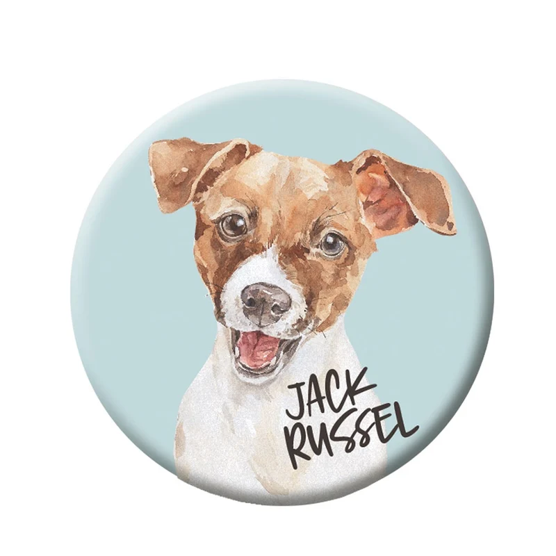 Button (placka) se špendlíkem 44 mm – Jack Russel