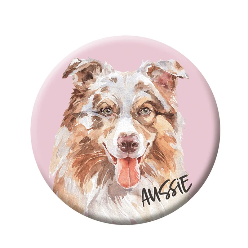 Button (placka) se špendlíkem 44 mm – Aussie