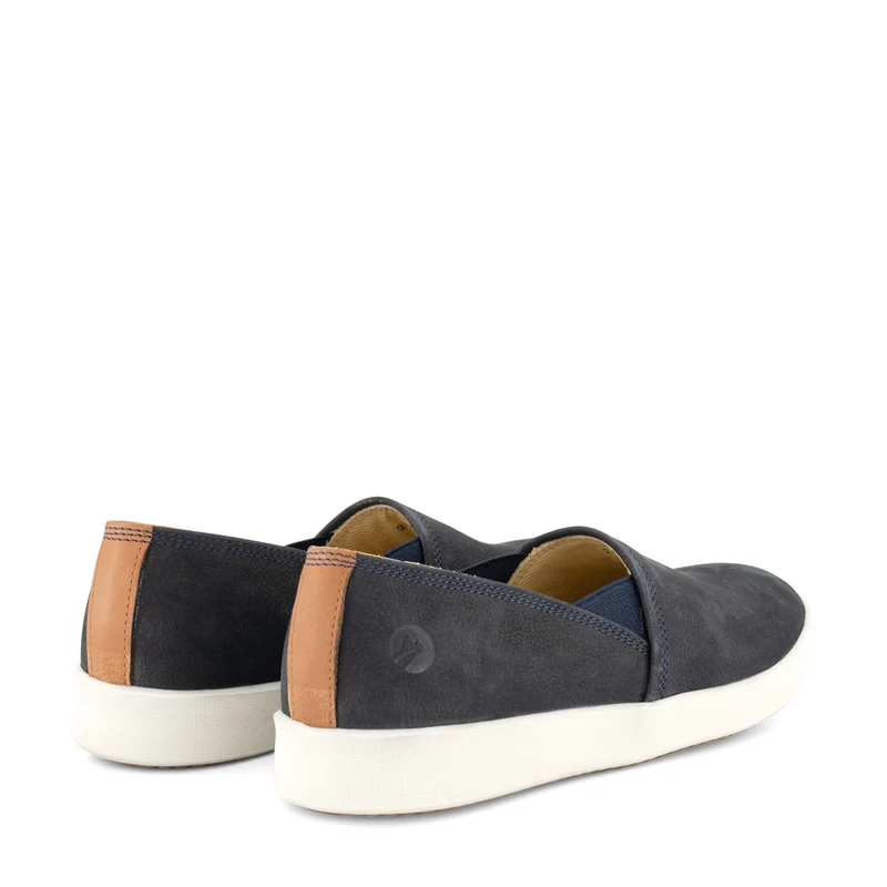 Tours Damen - Slip-On - Nubuk - Blau