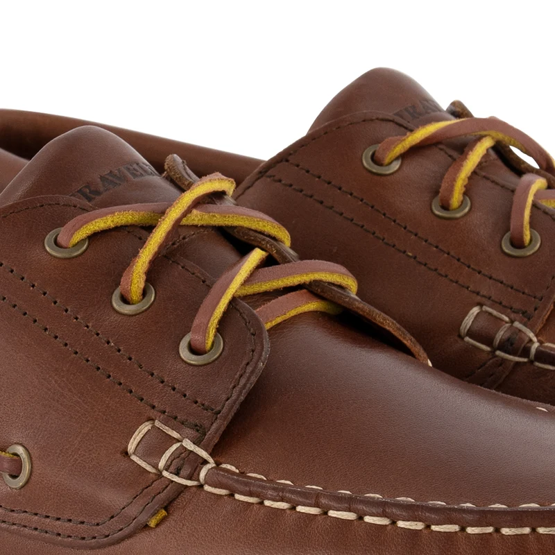 Plymouth Herren - Bootsschuhe - Leder - Braun