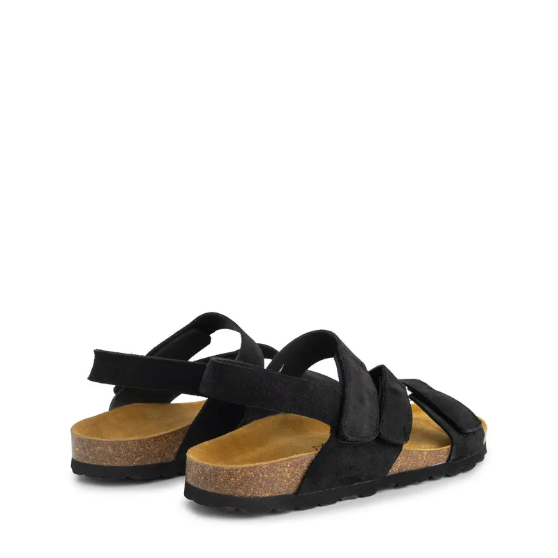 Harvik Damen - Sandalen - Wildleder - Schwarz