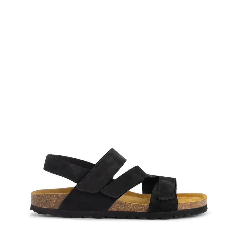 Harvik Damen - Sandalen - Wildleder - Schwarz