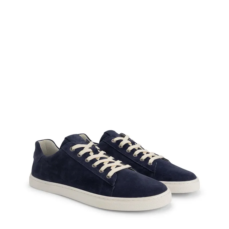 Blekestad Herren - Barfuß-Sneaker - Wildleder - Navy