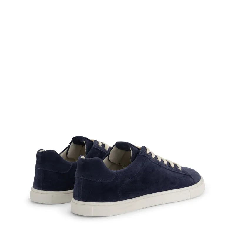 Blekestad Herren - Barfuß-Sneaker - Wildleder - Navy