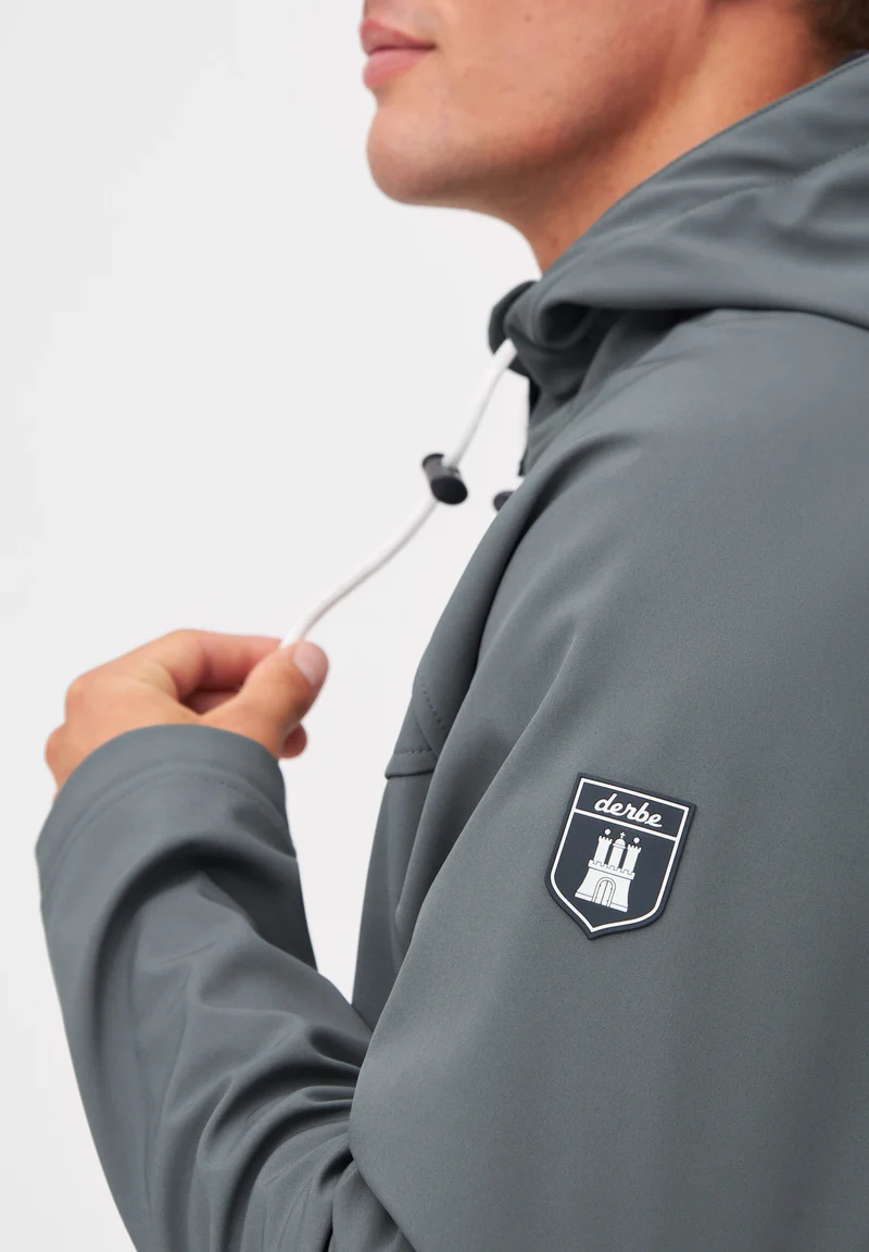Derbe Isleby Softshell Lava Smoke Navy