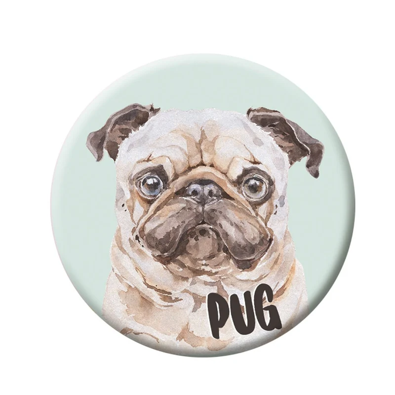 Button (placka) se špendlíkem 44 mm – PUG