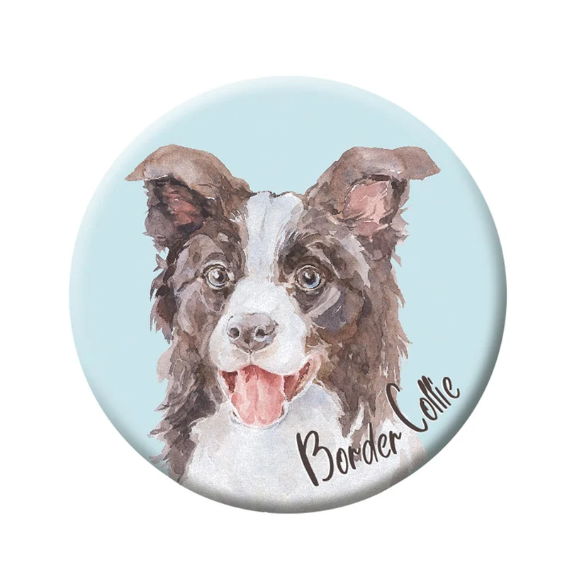 Button (placka) se špendlíkem 44 mm – Border Collie