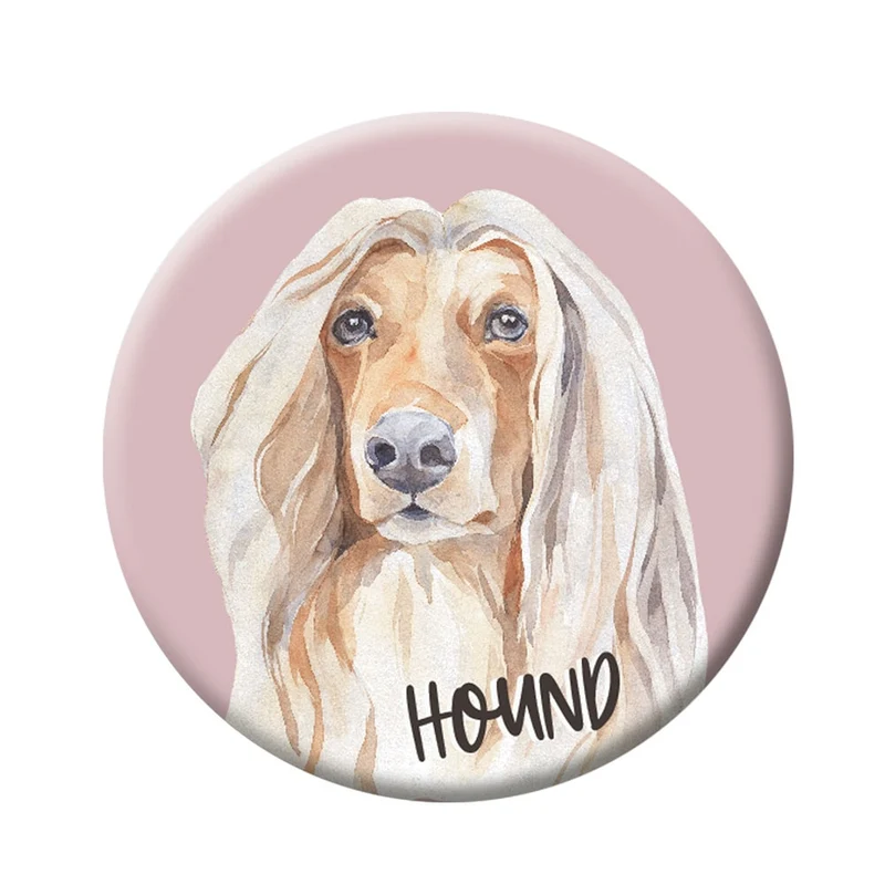 Button (placka) se špendlíkem 44 mm – Hound