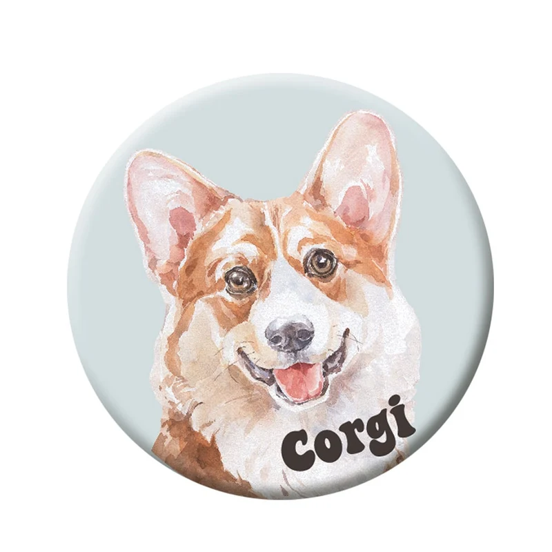 Button (placka) se špendlíkem 44 mm – Corgi