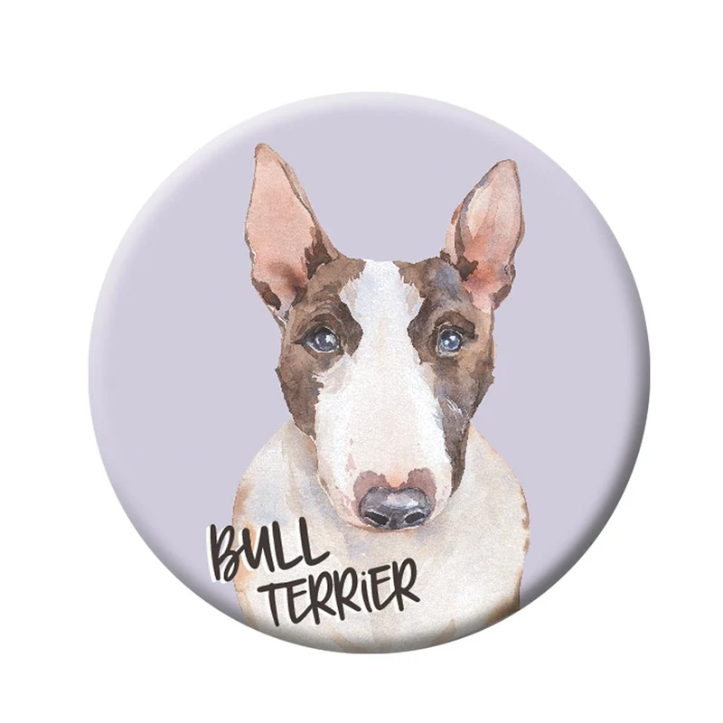 Button (placka) se špendlíkem 44 mm – Bull Terrier