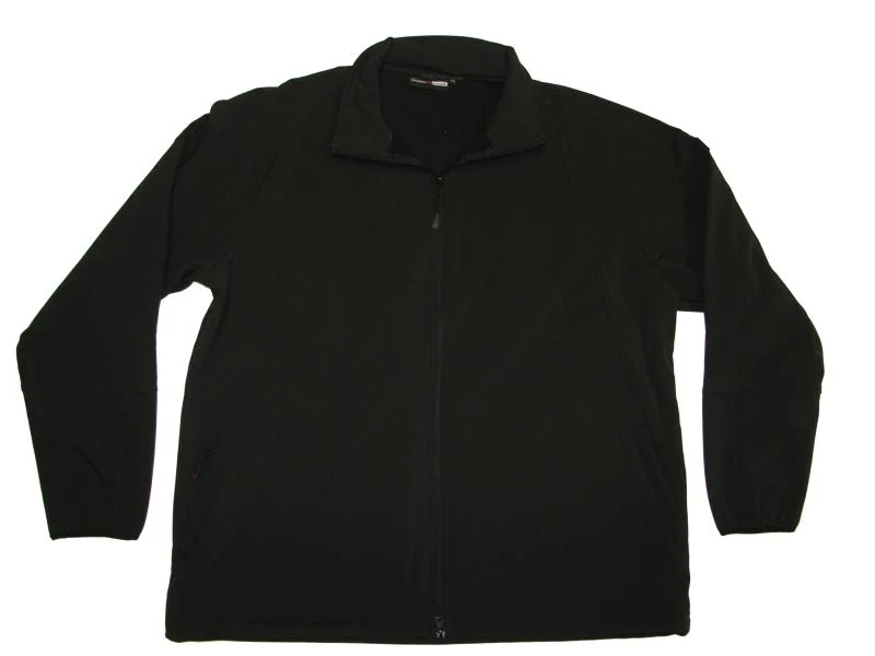 BigTiger Softshell-Jacke Herren Übergröße 3XL-8XL Schwarz Royal Blau