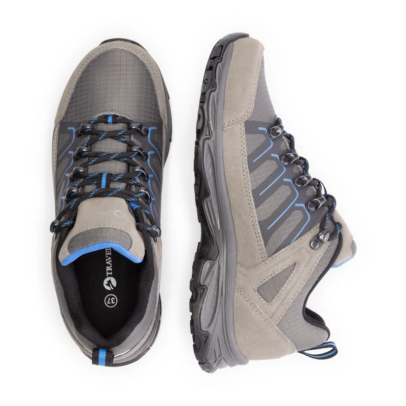 Lonstrop Damen - Niedrige Wanderschuhe - Wasserdicht - Grau