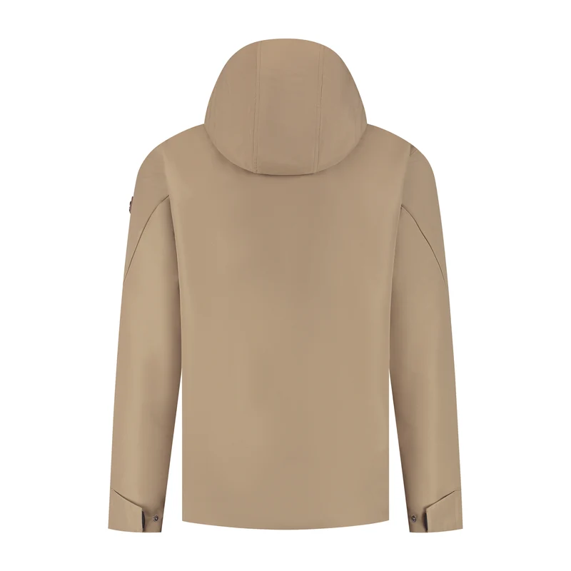 Lefi Herren - Hardshell-Jacke - Wasserdicht - Hellbraun