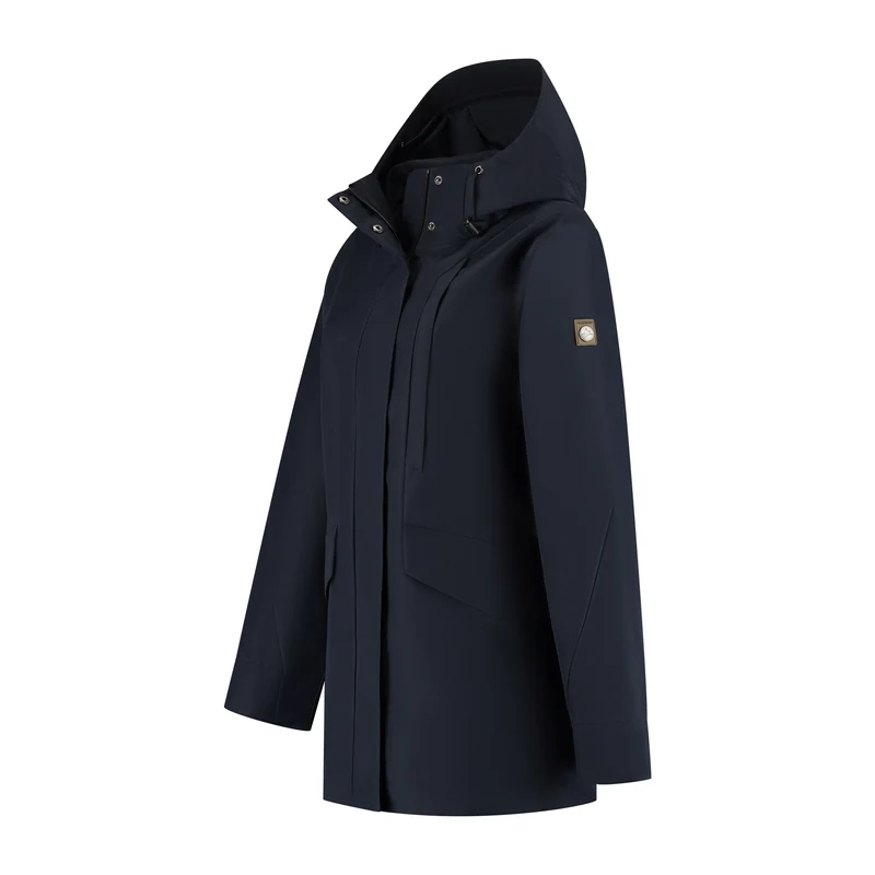 Leyla Damen - Hardshell-Jacke - Wasserdicht - Navy