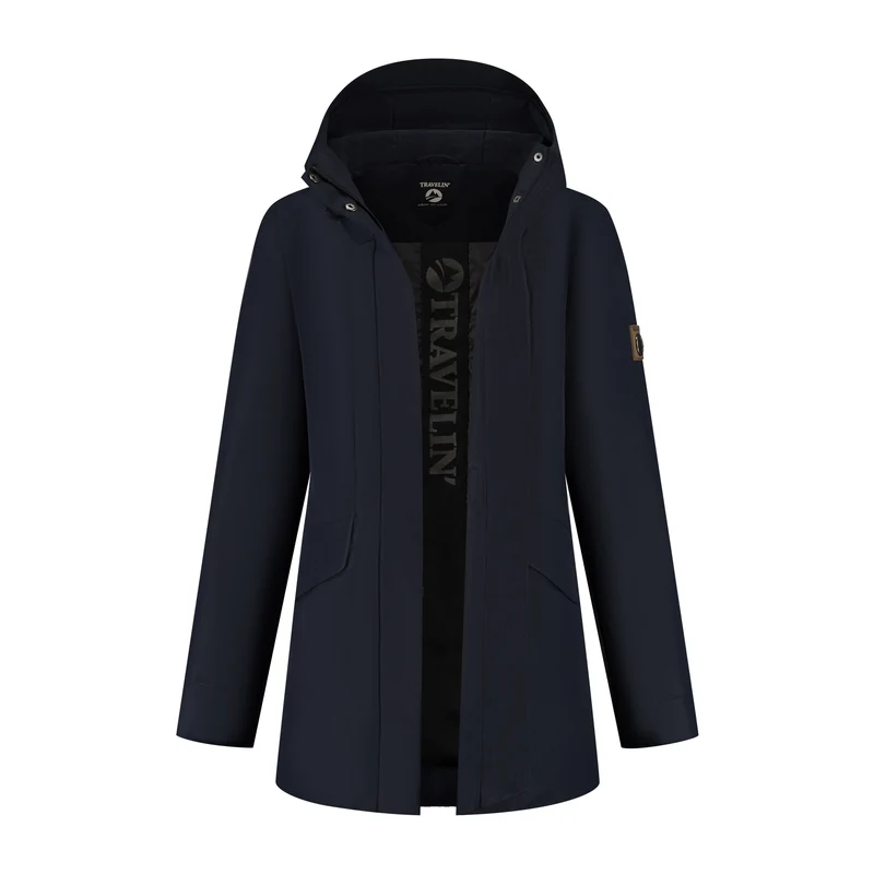 Leyla Damen - Hardshell-Jacke - Wasserdicht - Navy