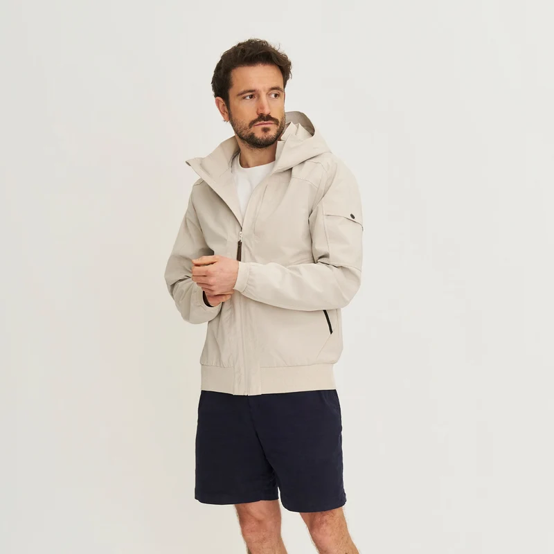 Helde Herren - Hardshell-Jacke - Wasserdicht - Sand