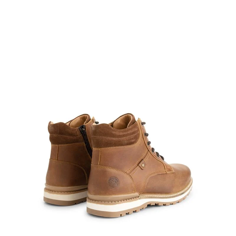 Sig Herren - Schnürboots - Wolle gefüttert - Cognac