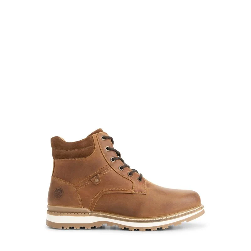 Sig Herren - Schnürboots - Wolle gefüttert - Cognac