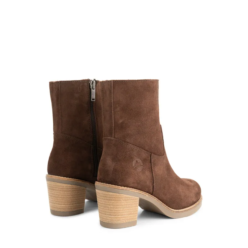 Indre Damen - Stiefeletten - Leder - Dunkelbraun