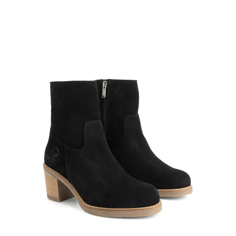 Indre Damen - Stiefeletten - Leder - Schwarz