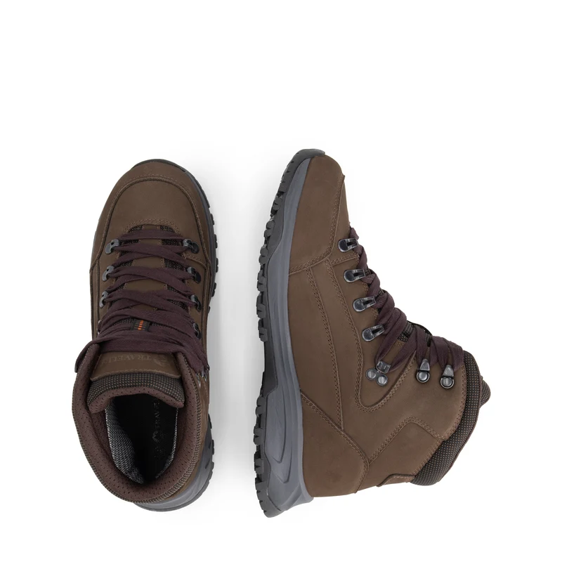 Glesborg Herren - Halbhohe Wanderschuhe - Wasserdicht - Braun