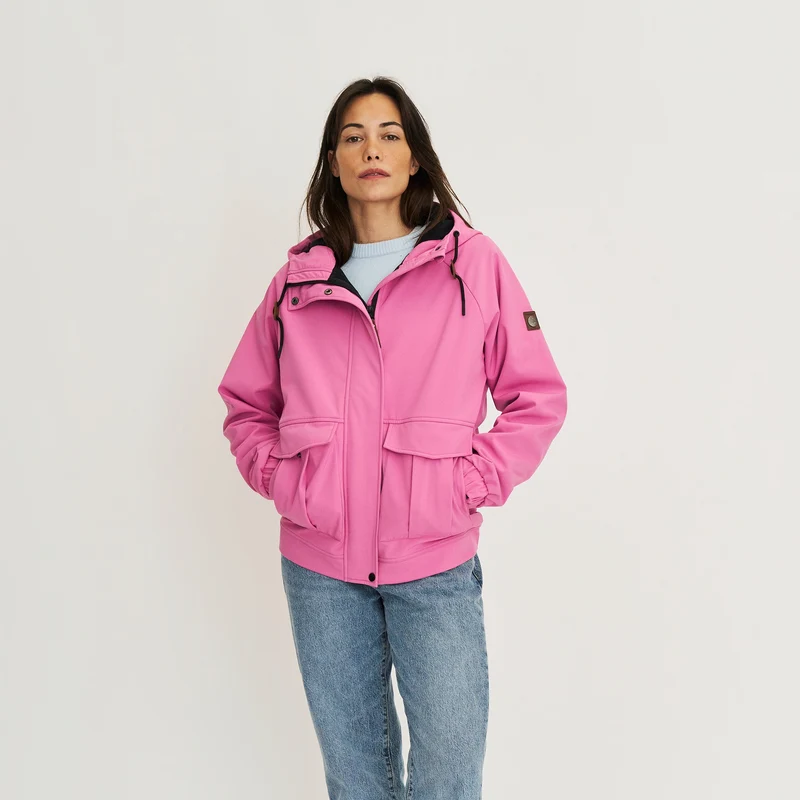 Kiara Damen - Softshell-Jacke - Wasserdicht - Rosa