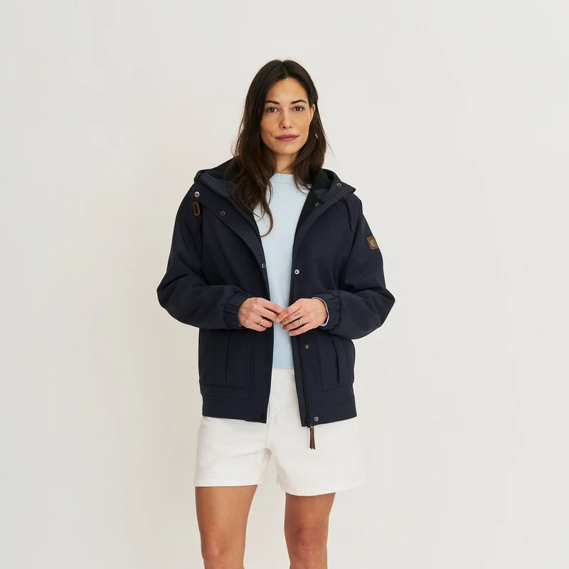 Kiara Damen - Softshell-Jacke - Wasserdicht - Navy