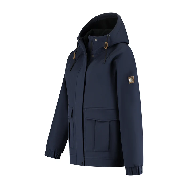 Kiara Damen - Softshell-Jacke - Wasserdicht - Navy