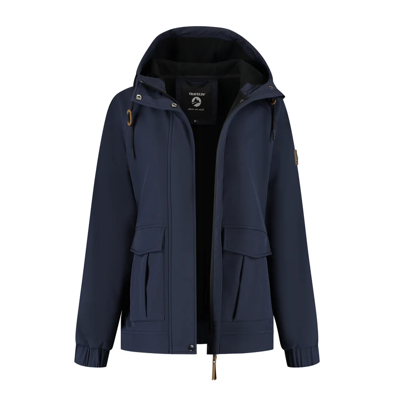 Kiara Damen - Softshell-Jacke - Wasserdicht - Navy