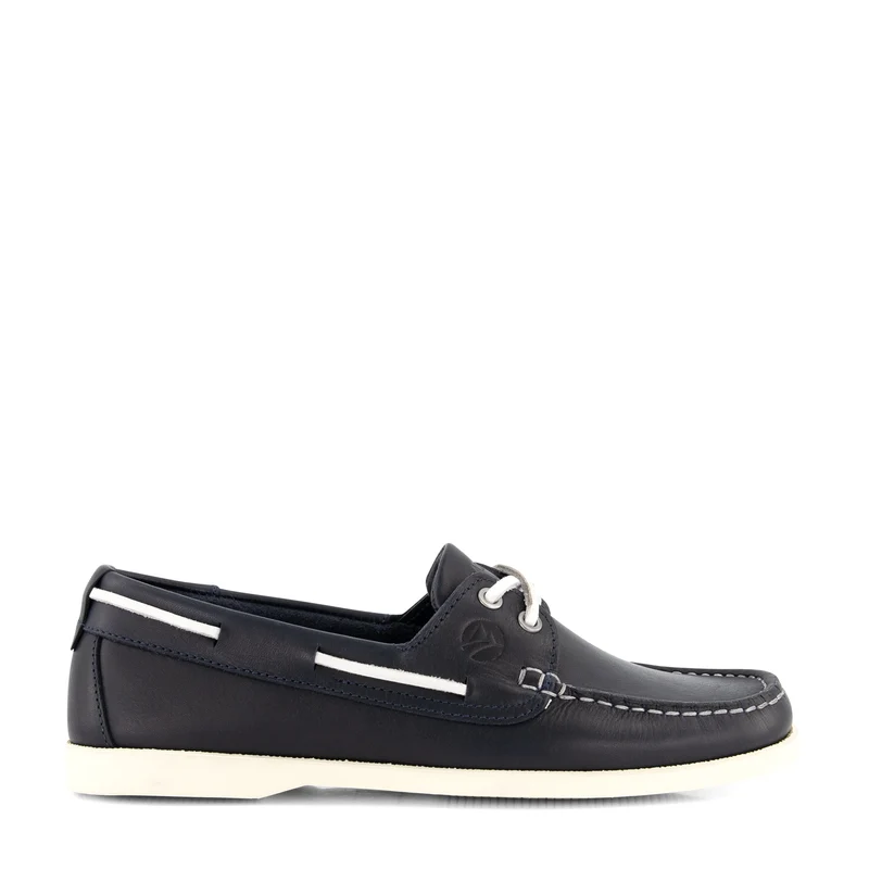 Ebeltoft Damen - Bootsschuhe - Leder - Navy