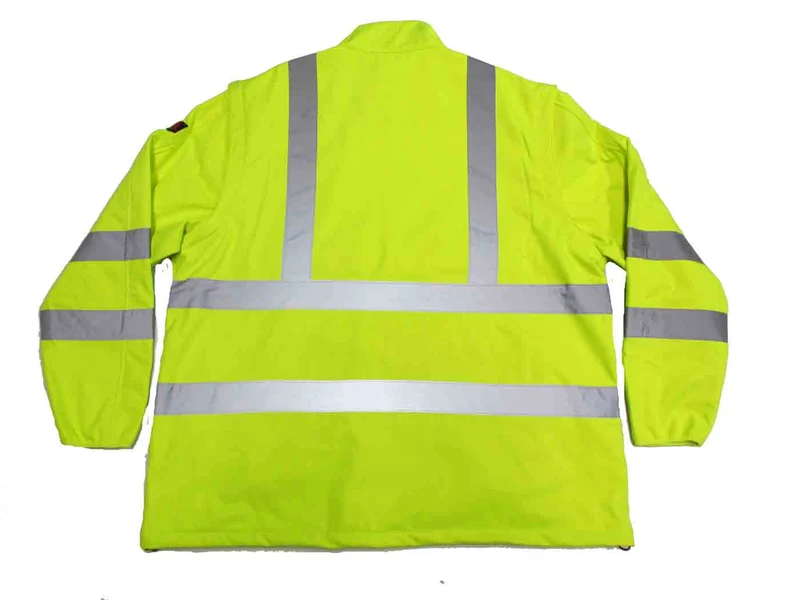 BigTiger Warnschutz-Jacke/Weste Herren Übergröße 3XL-12XL, Gelb, Orange