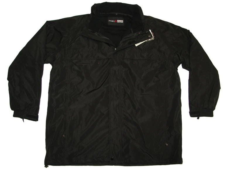 BigTiger 3in1 Funktionsjacke Herren Übergröße 3XL-6XL Schwarz