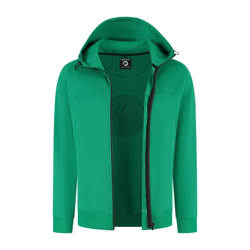 Soren Herren - Outdoor Strickjacke - Sweater - Dunkelgrün