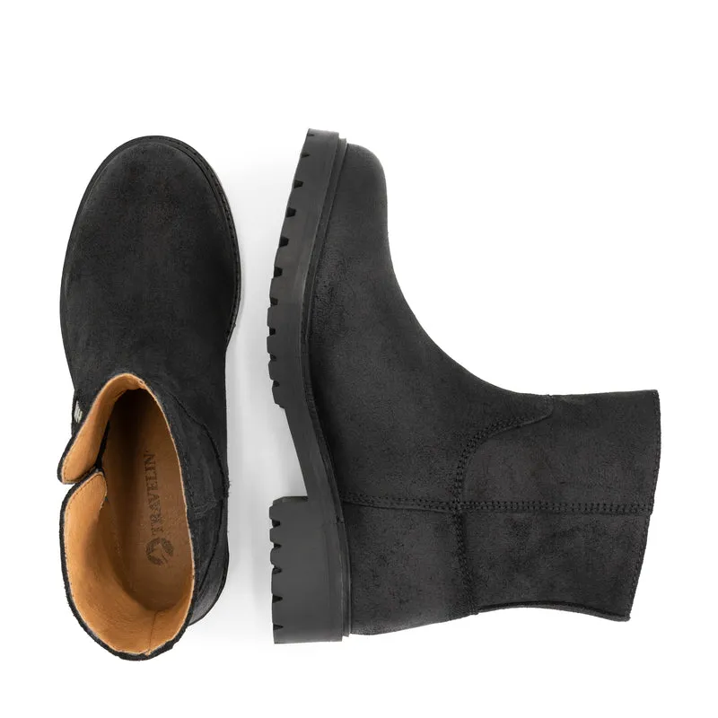 Venning Damen – Stiefeletten – Wildleder – Schwarz