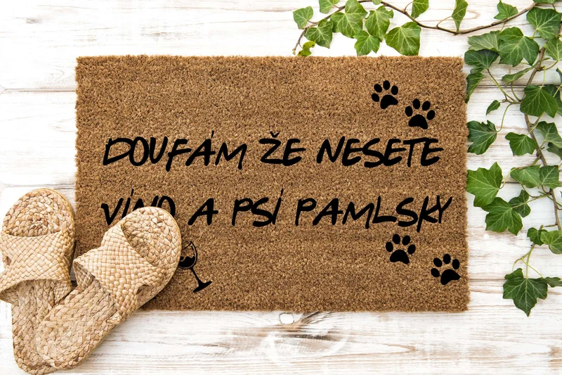 Rohožka Víno a Pamlsky