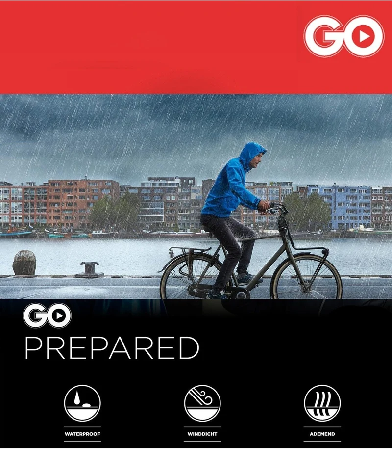 Agu Go Regenbroek Zwart Antracite