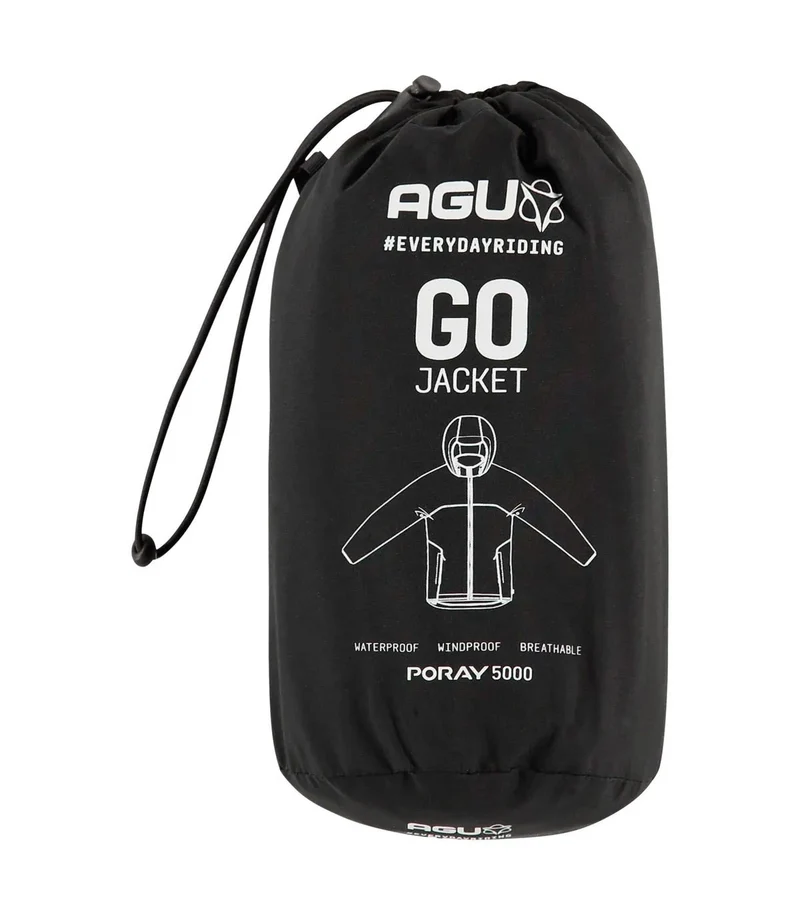 Agu Go Regenjack Zwart