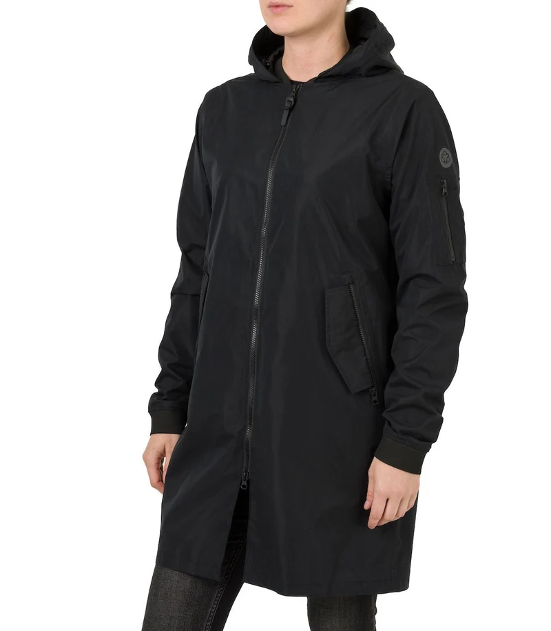 Agu Urban Outdoor Long Bomber Jacket Women Zwart