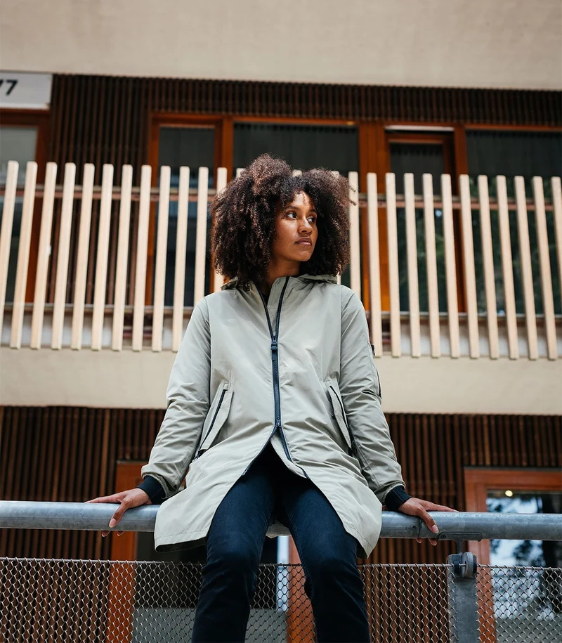 Agu Urban Outdoor Long Bomber Jacket Women Zwart