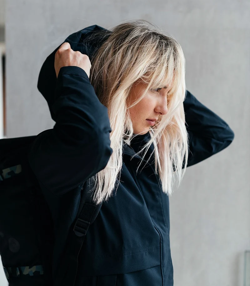 Agu Urban Outdoor Parka Jacket Women Zwart *Laatste maten S, M en L*