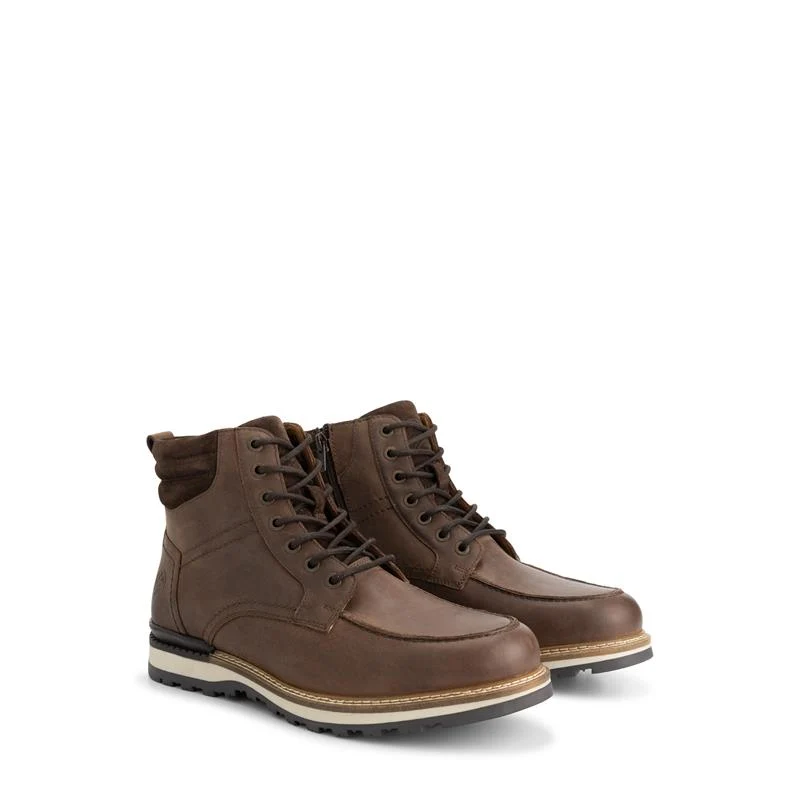 Lindved Herren - Schnürboots - Wolle gefüttert - Braun