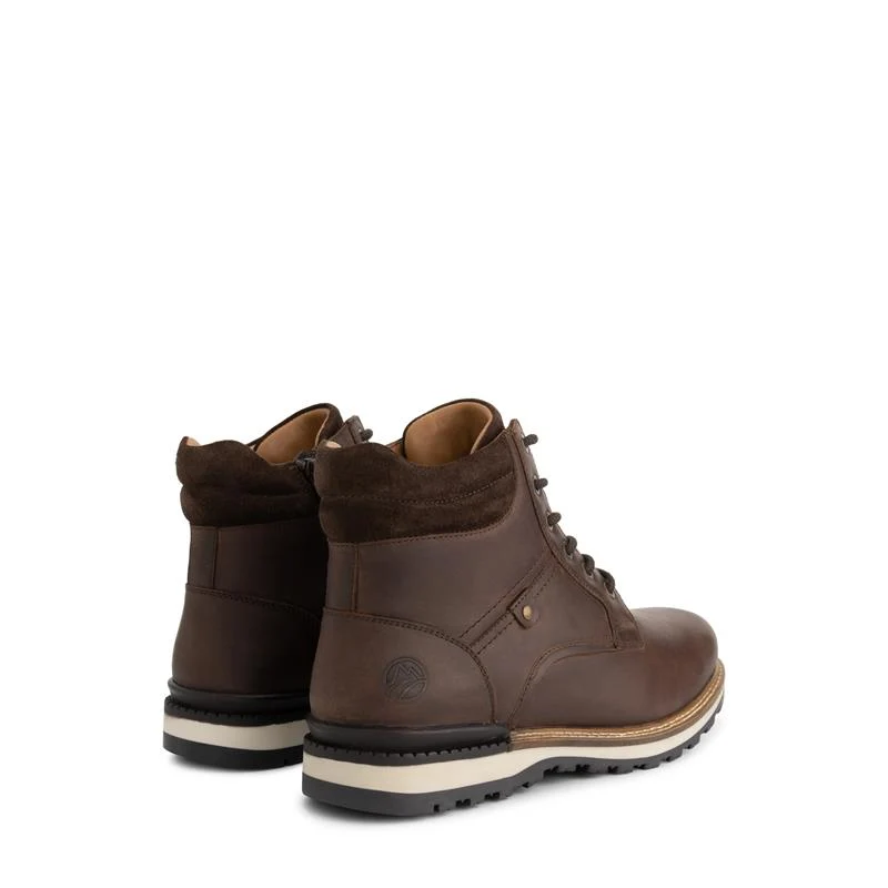 Sig Herren - Schnürboots - Wolle gefüttert - Braun