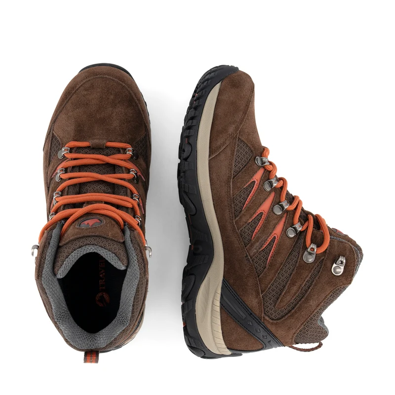 Hornborg Damen - Halbhohe Wanderschuhe - Wasserdicht - Braun