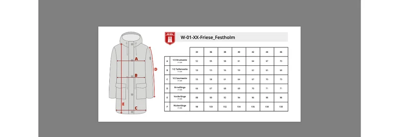 Derbe Friese Festholm Deep Forest/Off white *Laatste maten 40 en 42*