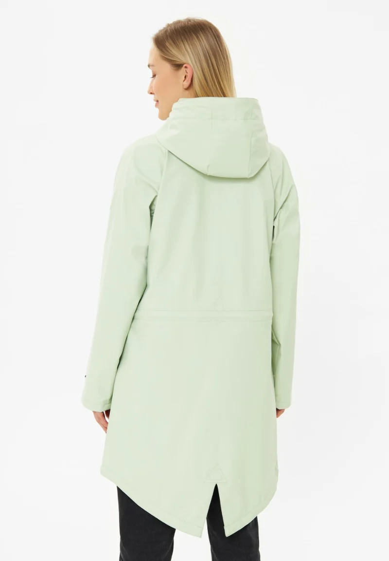 Derbe Regenjas Dames Traveby Friese Fisher Fog Green