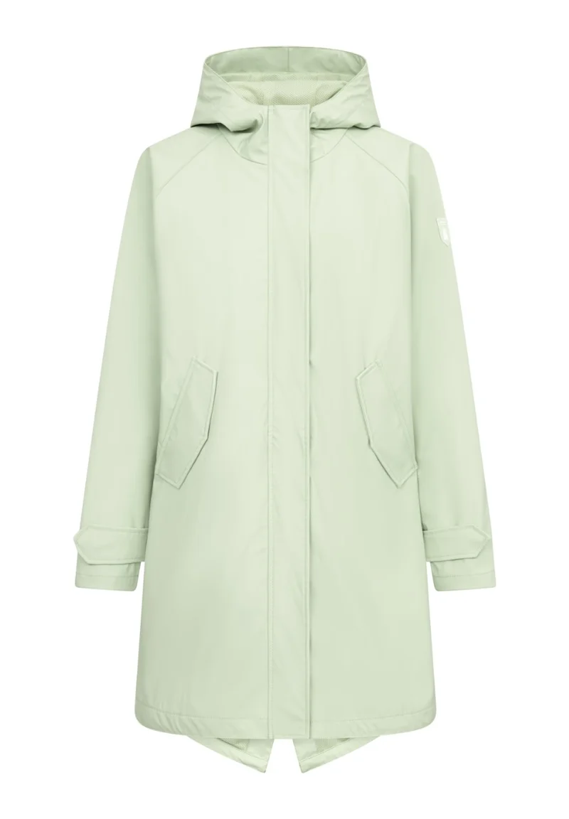 Derbe Regenjas Dames Traveby Friese Fisher Fog Green
