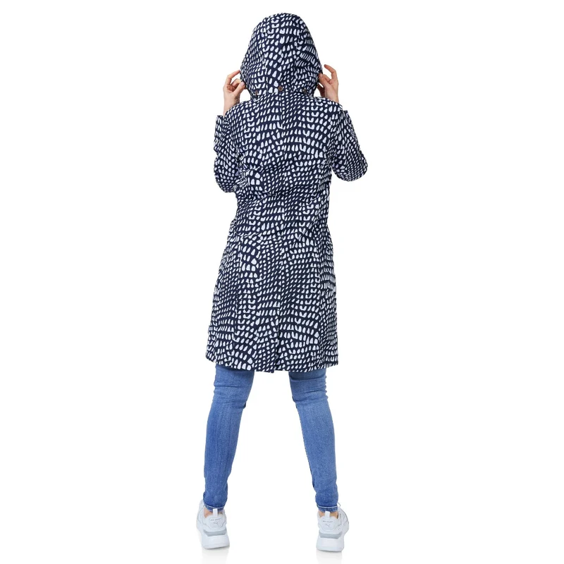 Happy Rainy Days Regenjas Porto Blauw / Wit