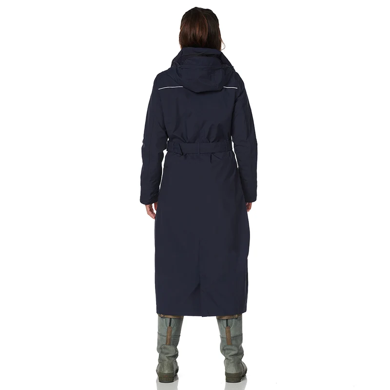 Happy Rainy Days Extra Lange Regenjas Montreal Midnight Blauw