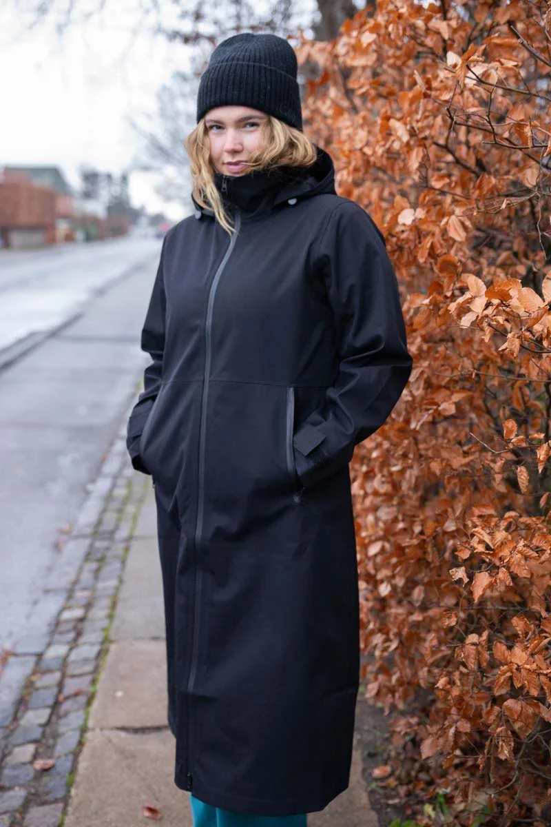 Danefae Premium Regenjas Dames Dogwalker Zwart