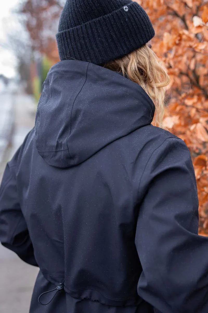 Danefae Premium Regenjas Dames Dogwalker Zwart